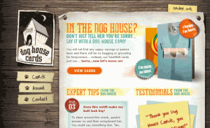 Dog House Cards Website