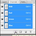 Photoshop -Load channel as selection
